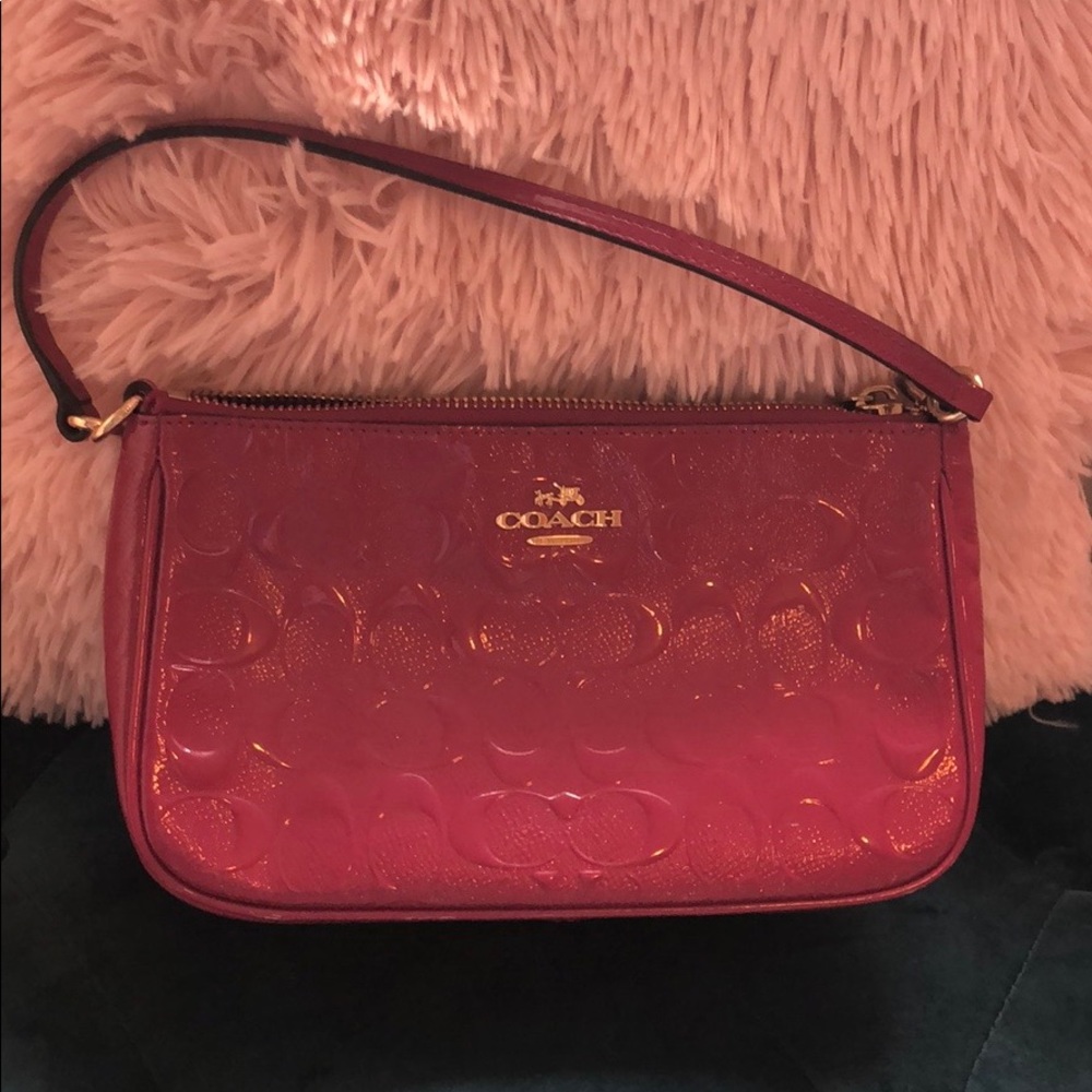 Coach patent leather purse